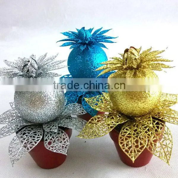 wholesale gitter artificial mini bonsai for decoration