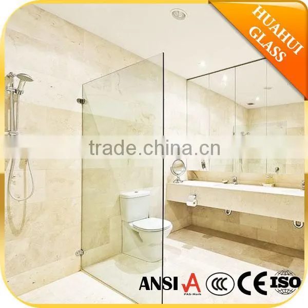 fasion design sliding straight clear glass shower enclosures