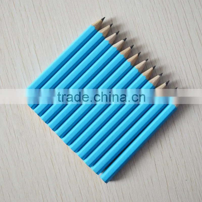 Promotion 3.5" hexagonal shape 2.0mm HB lead Golf pencil ( HB wooden pencil ) sharpened