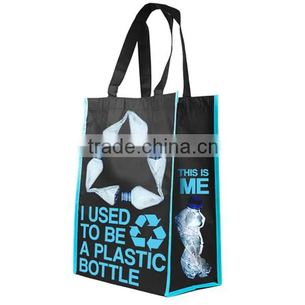 Used to be plastic bottle 100% recycled pet bag