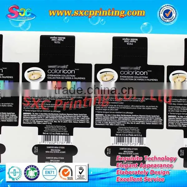 Labels and stickers , custom printed labels , printing cosmetic jar labels