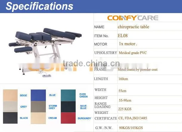 COMFY EL08 physiotherapy electric table