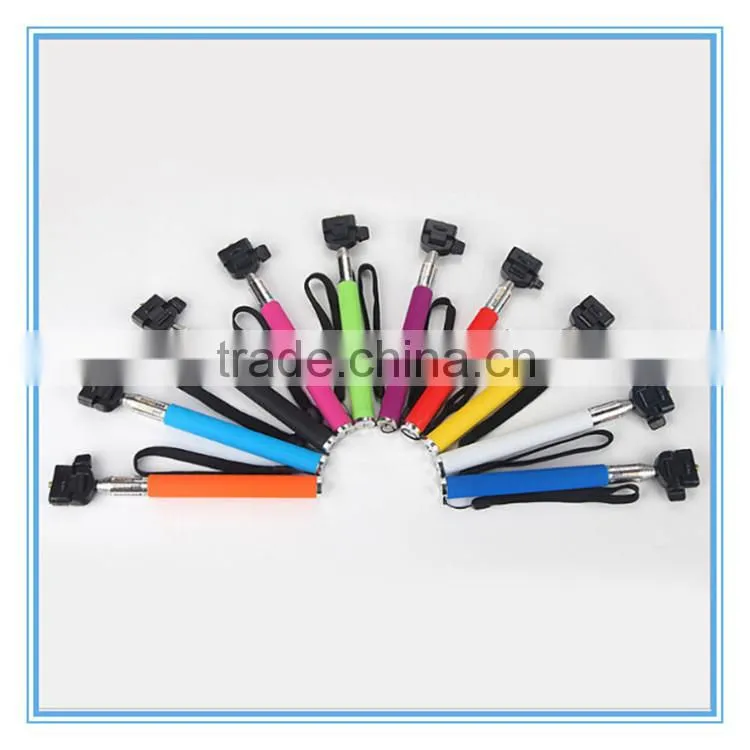 2015 new product Wireless Extendable selfie stick with zoom