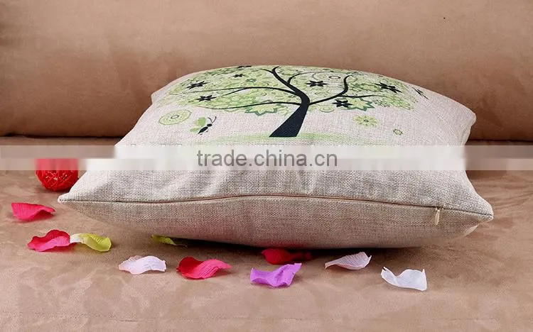 Line Tree Home Decor Pillow