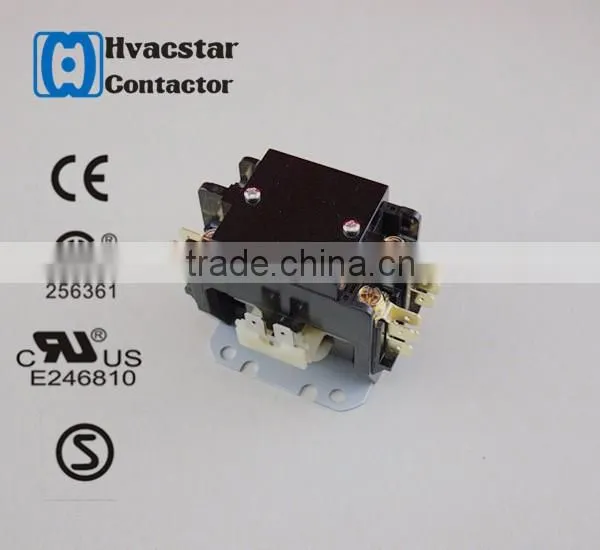 Definite Purpose air conditioning contactor 2Pole 40Amp 24VAC hot sale 2016