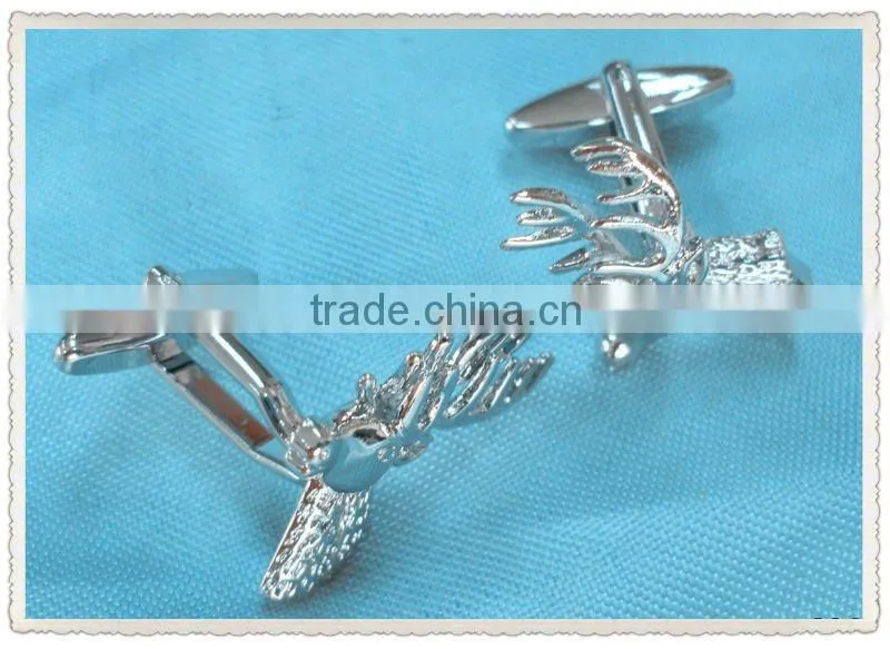 Plated zinc alloy high quality cuff links