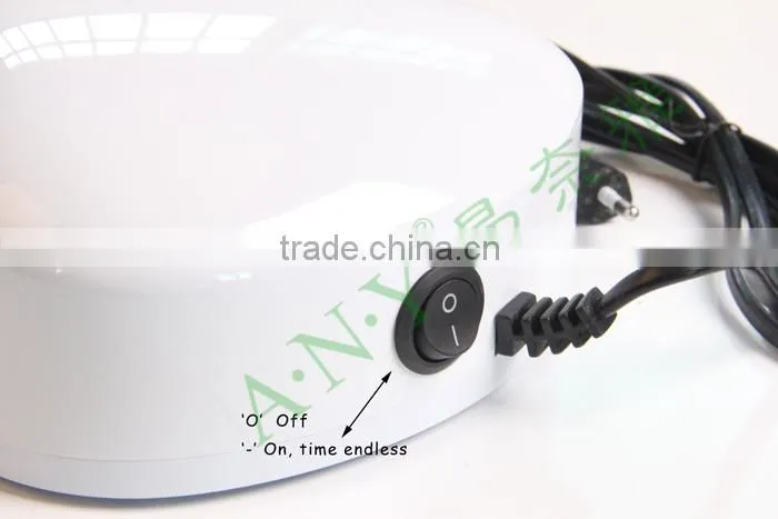 Professional Home Using White Heart Shape 3W Nail Curing Light UV Nail Polish Dryer