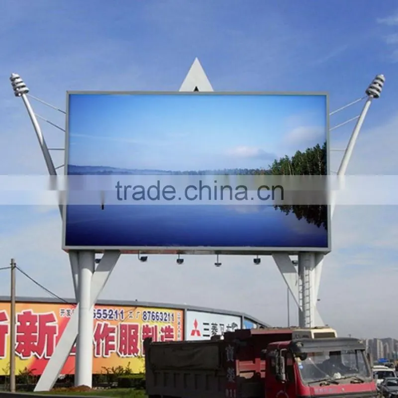 PH10 Outdoor Advertising LED Display 5.76 x 2.88 m DIP346 LED Type