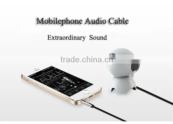 Male to male aux cable braided 3.5mm jack audio cable