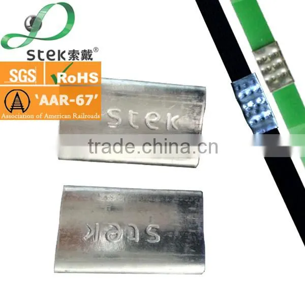 Pet steel packing buckles for plastic strap from STEK manufacturer