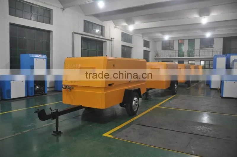 Shoukai SDP900E portable diesel engine air compressor for drilling equipment