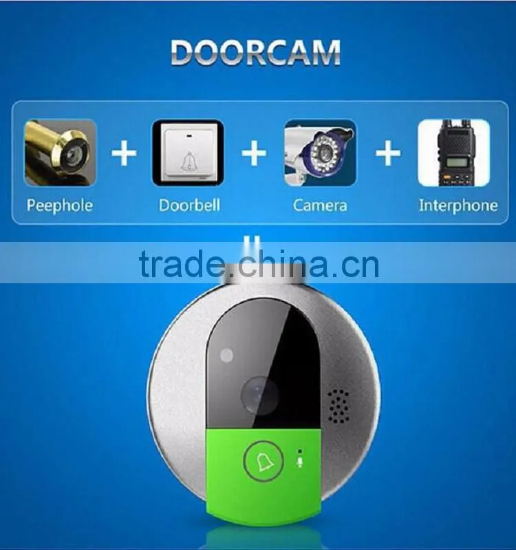 Vstarcam C95 Wireless IR Wifi Video Smart Doorbell Door Phone 720P HD Camera Support 64GB TF Storge Work With PC, IOS , Android