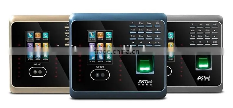 Linux system TCP / IP network biometric facial and fingerprint time attendance and access controller