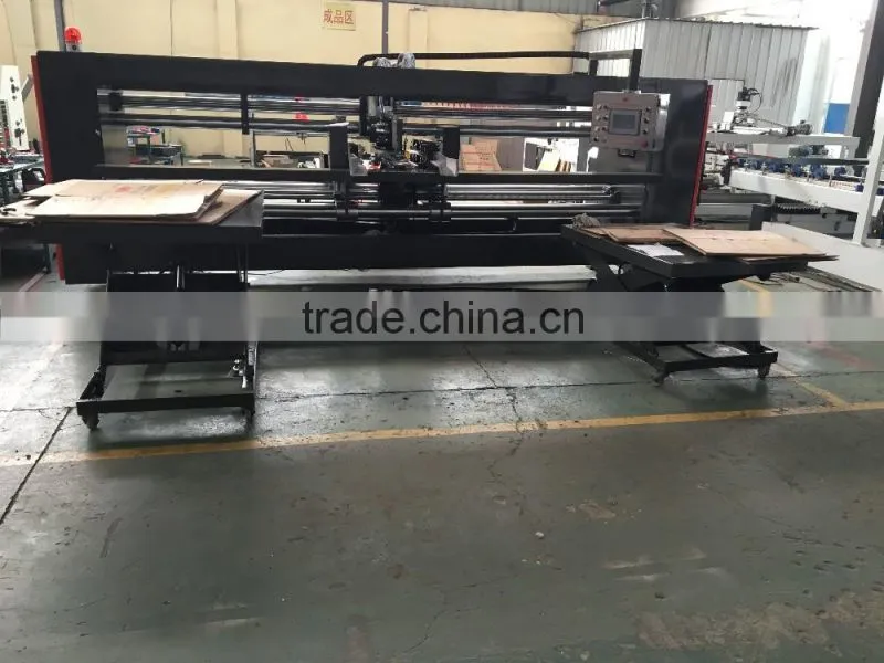 Double pieces automatic carton box stitching machine/corrugated cardboard stapler