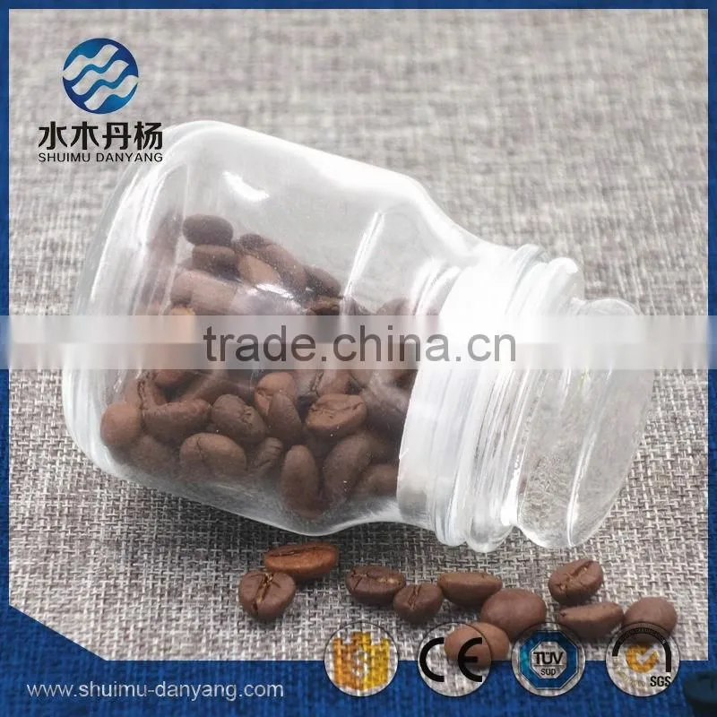 High quality 100ml food grade glass jar with glass lid
