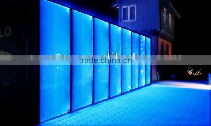 hot new products ali P10/P16/P20 transparent magic Video led glass display/screen