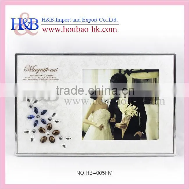 8*12 Inch Curved Acrylic Photo Frame For Wedding