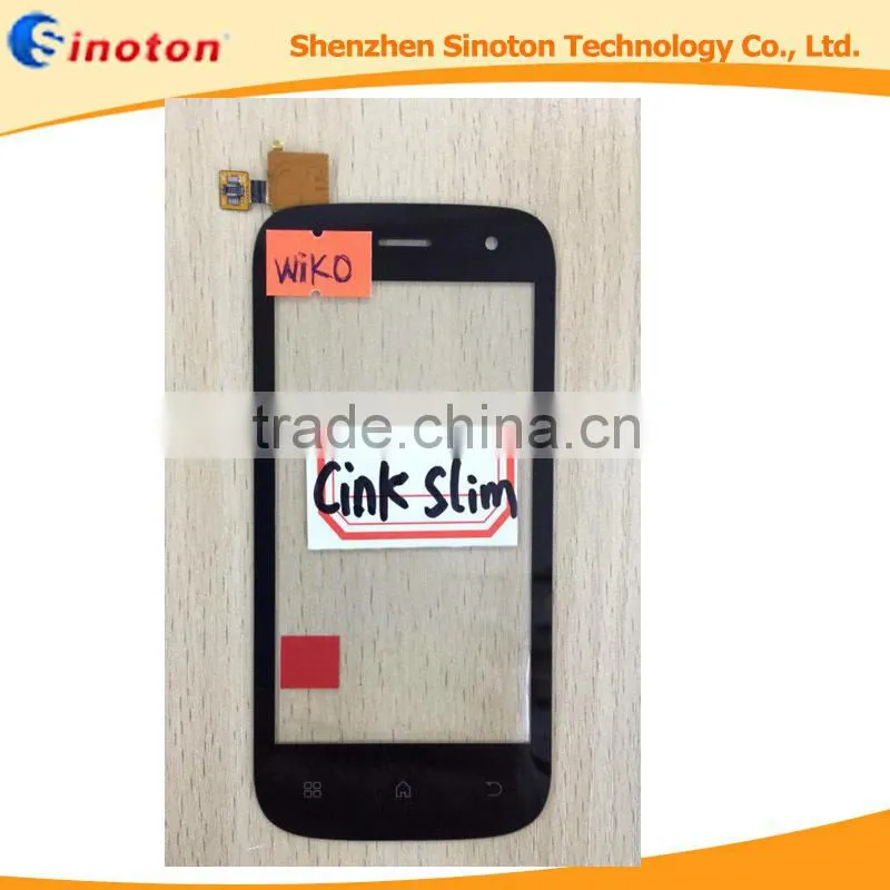 Hot new products for 2015 wholesales Cell phone lcd for wiko cink slim touch screen digitizer
