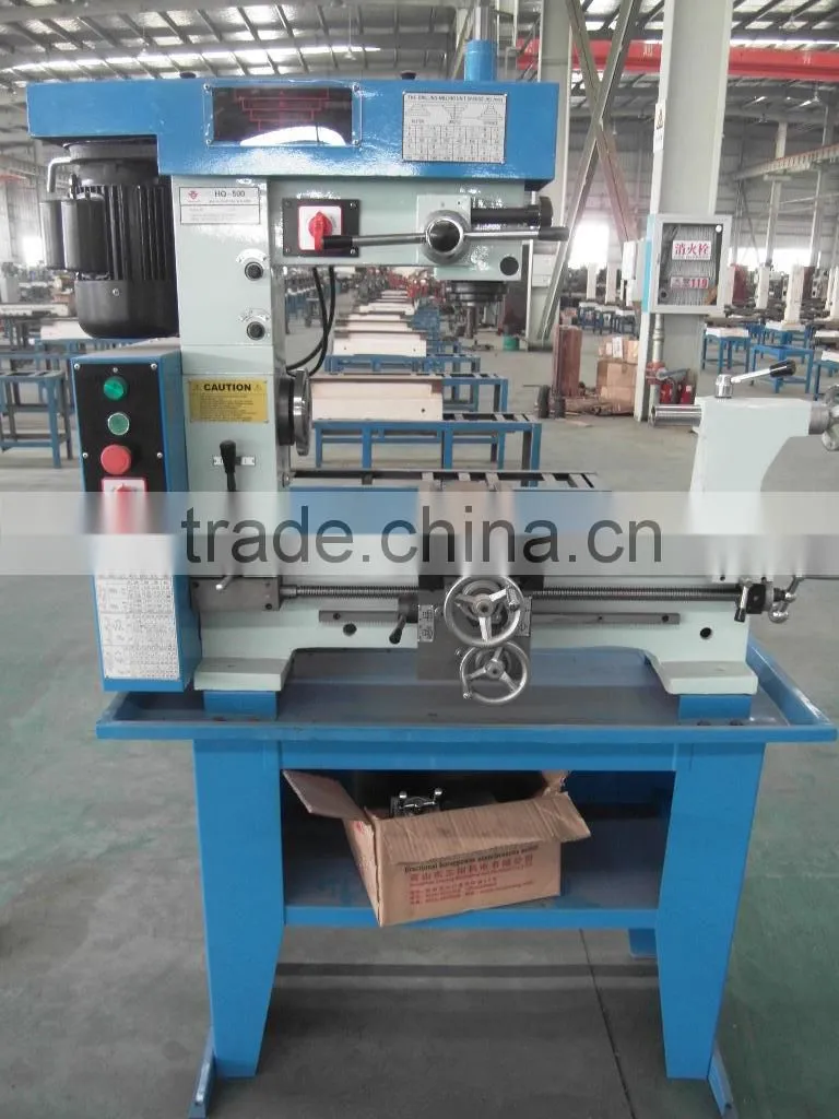 HQ500 combo lathe / milling head and bed