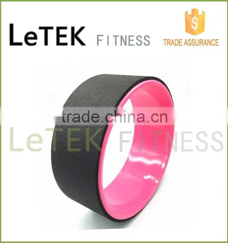 Yoga Wheel, Superior Dharma Yoga Prop Wheel 15 Inch Basic for Stretching