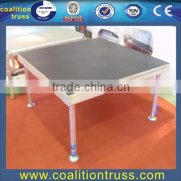 folding aluminum portable stage for concert/outdoor concert stage