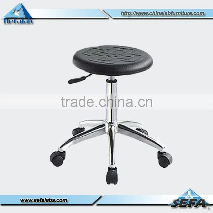 School Metal Adjustable Height Stainless Steel Lab Stool Chair