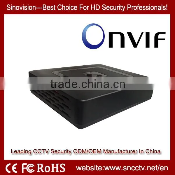 hot sale 1080P/960P/720P H.264 nvr cms free ddns p2p cloud onvif