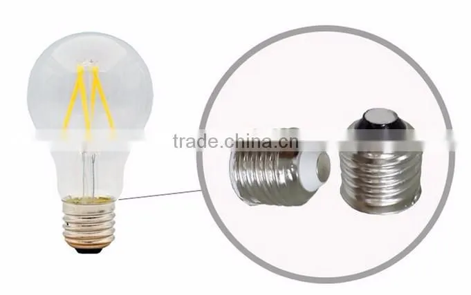 LED Edison Filament Bulb light UL E26 6W 120lm/watt Flicker Free
