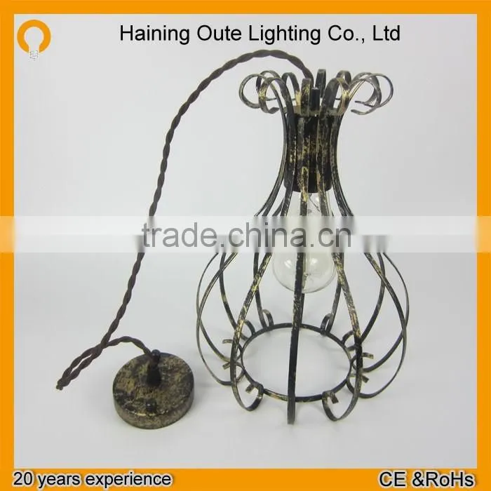 China Supplier New Products for 2015 Pendant Lamp 40w 60w e 27 Edison Bulb