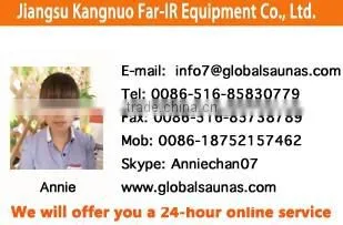 2015 outdoor spa sauna half body far infrared sauna for sale ZL-008(A)