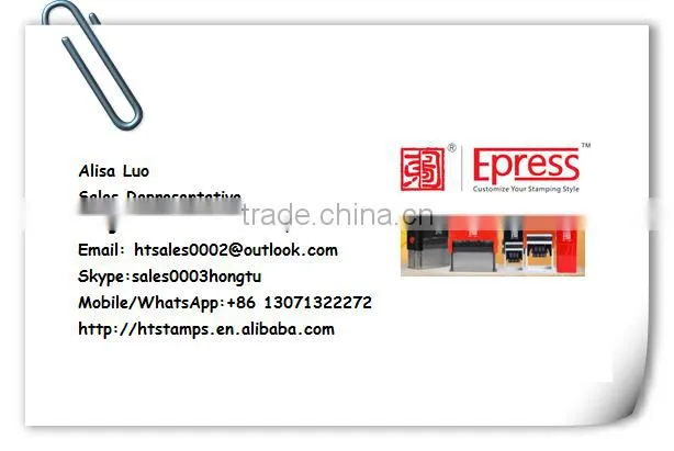 Hot Sell Custom Logo Oval 30*45mm Company Stamp / Rubber Ink Stamp Sample Free