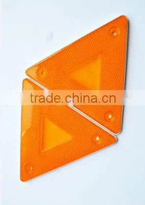 hot-sale auto emergency tool saftly triangle warning sign ,reflecting car triangle warning sign