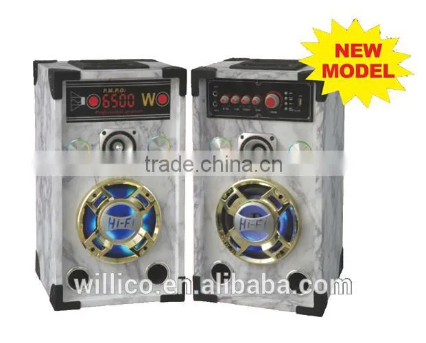 6.5 inch karaoke echo mixer amplifier professional audio stage speaker