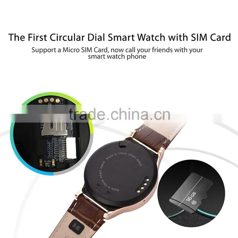 2016 New S3 Bluetooth Smart Watch Wrist Smartwatch APK For Apple Android Smartphone Men Women Wristband Wristwatch