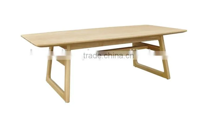 T023 Adjustable height glass coffee table