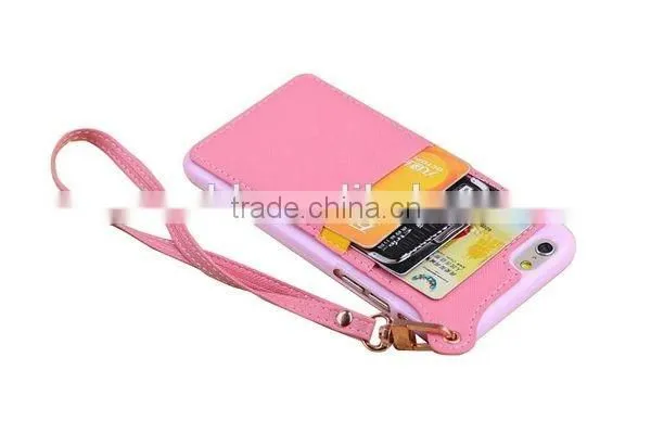 Slim Leather Covers Case with Card Slot Leather Skin Case Cover for iPhone 6/6s