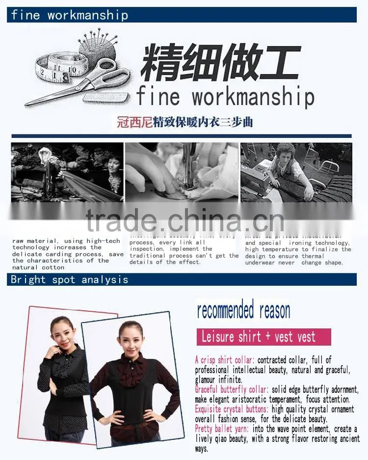 Custom Woman 's Clothes merino wool t shirt made in china
