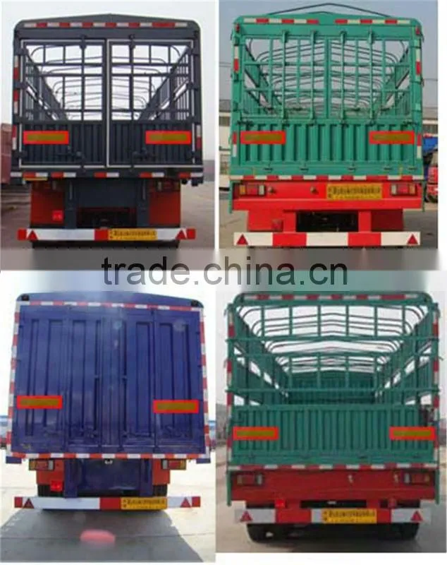 Warehouse gate transport semi trailer shengshun auto side wall semi trailer