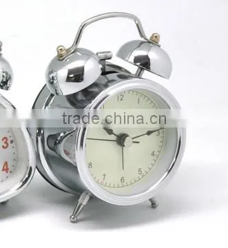 Custom Design Metal Table Alarm Clock For Promotion gifts