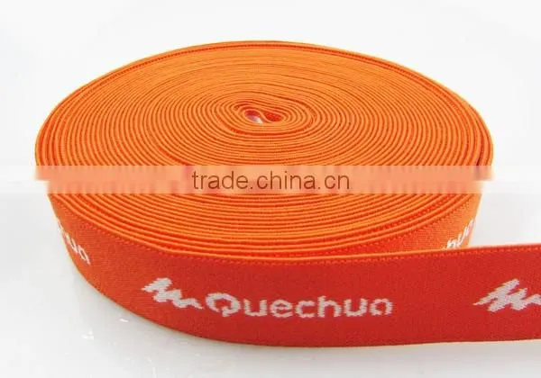 30mm jacquard elastic custom woven ribbon for apparel