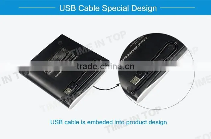 USB2.0 External Plastic White DVD Writer