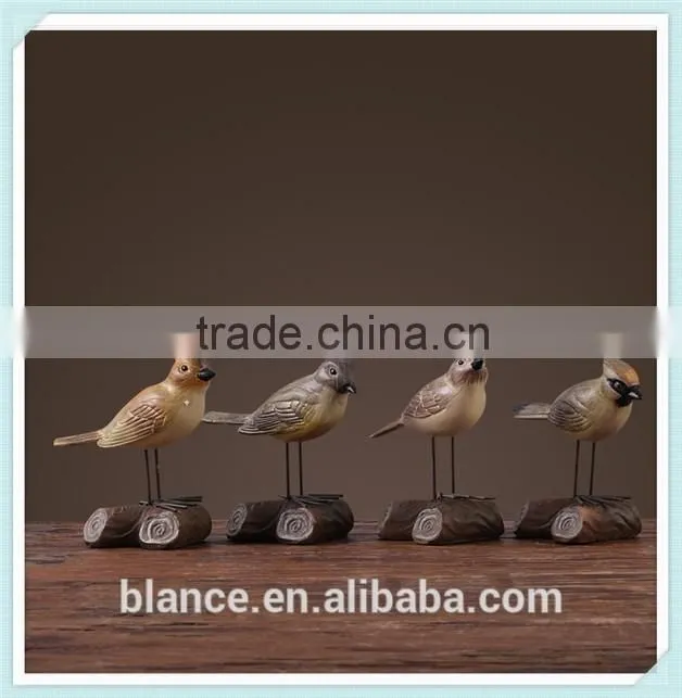 resin bird figurine bird statue love birds for indoor home decoration