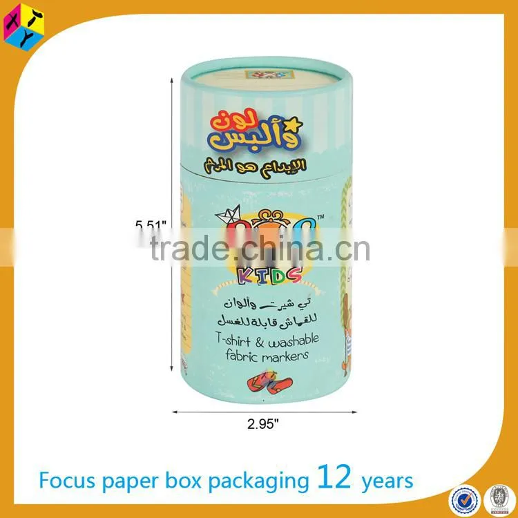 custom recycled gift paper t shirt packaging tubes