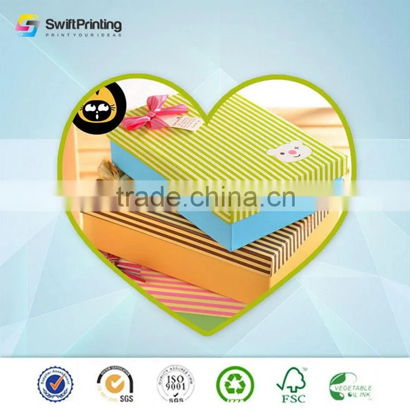 2015 OEM popular printing cardboard customed box