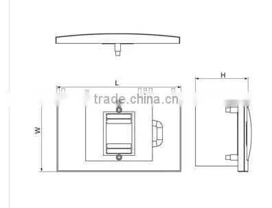 hign-end water proof and fire proof distribution board