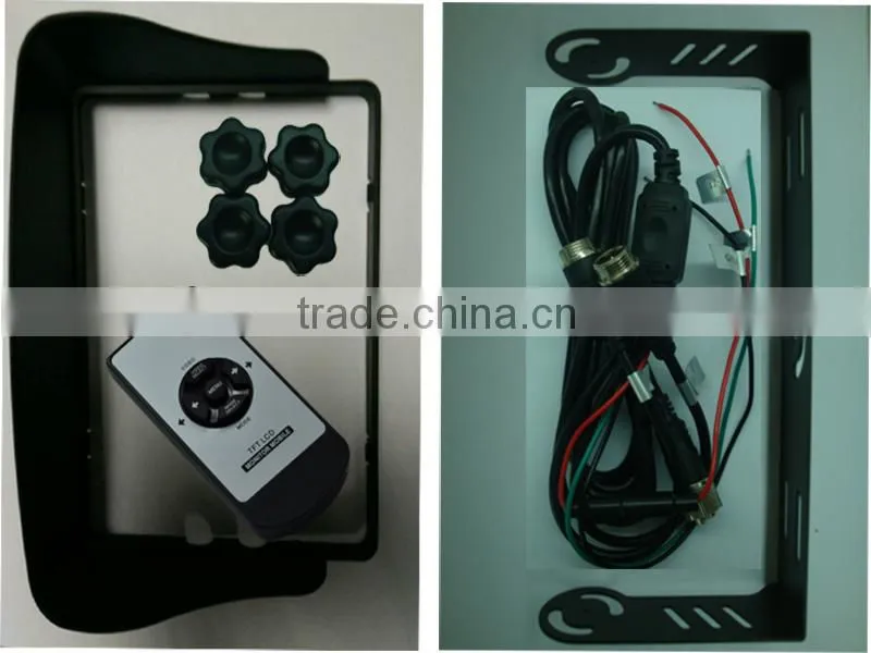 10.1 inch car quad monitor automobile dashboard monitor with 4 video input