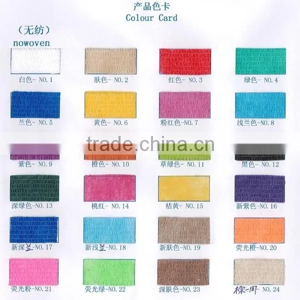 Cohesive bandage non woven