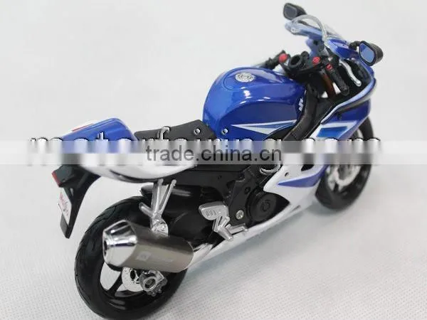 Plastic blue model motorcycle/home decoration gifts and crafts