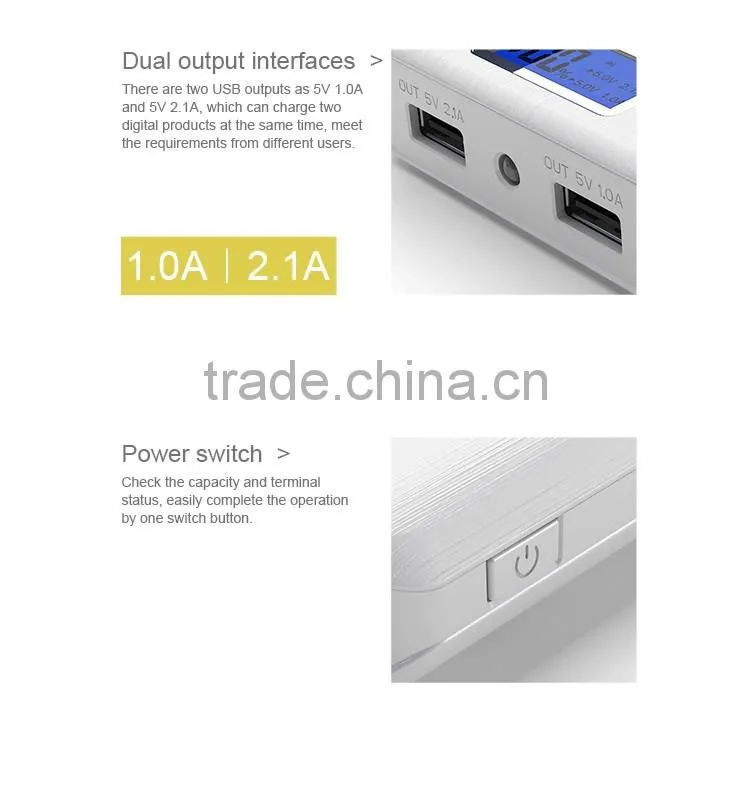 2016 high quality design larger capacity power bank