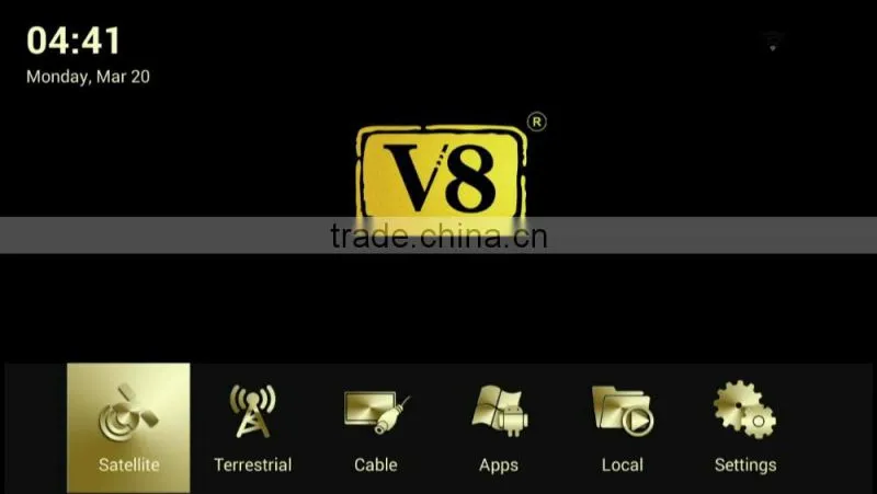 Dual Core OTT IPTV Android TV Box DVB-S2+T2+C 4K Satellite Receiver Bluetooth WiFi 1GB+8GB Amlogic S805 CCCAM Android box